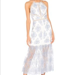 X by NBD Revolve Felicity embroidered dress